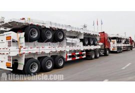 12 Units Dropside Semi Trailer will be sent to Senegal on Oct 10th