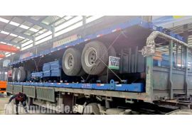 2 Axle Sideboard Trailer will be sent to Nigeria Abuja