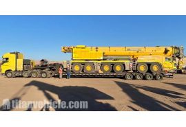 4 Axle Removable Gooseneck Trailer feedback from Chile customer