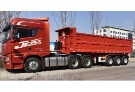 Tri Axle 40 Ton Tipper Trailer will be sent to Tanzania Dar es salaam