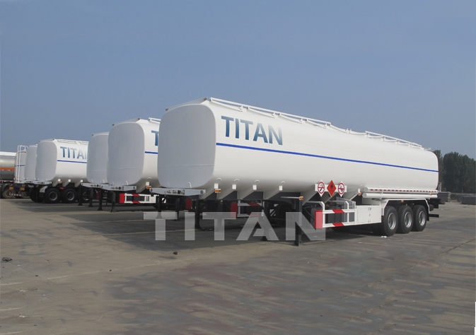 55000 liters fuel oil tanker trailer