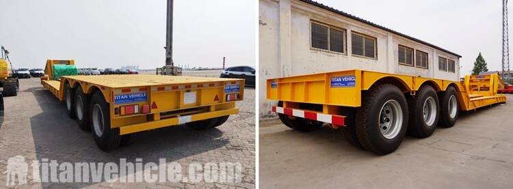 Tri Axle Removable Gooseneck Semi Trailer For Sale In Namibia