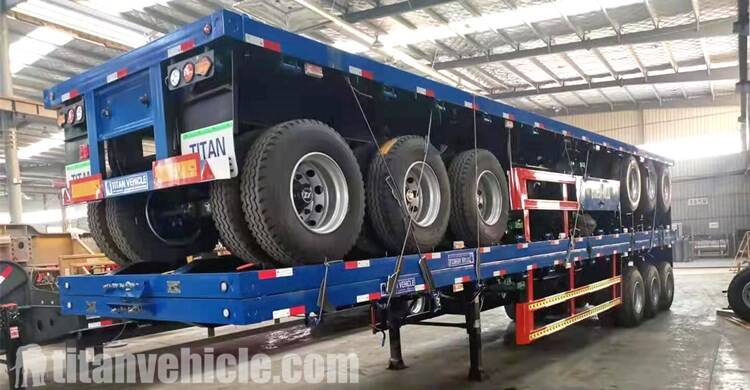 48Ft Flatbed Semi Trailer for Sale In Tanzania Dar es Salaam