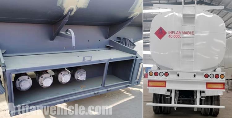 Details of 2 Axle 40000 Liters Tanker Truck Trailer