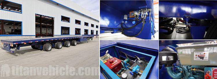 4 Axle Extendable Semi Trailer for Sale Price