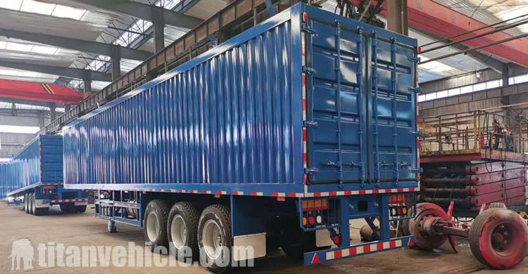 Tri Axle Box Semi Trailer for Sale Price