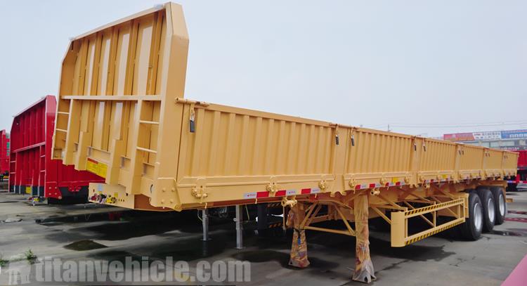 Factory Show of 34 Ton Side Tipper Dump Trailer Price