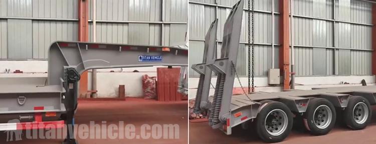 Details of 3 Axle 80 Ton Low Bed Trailer for Sale Near Me