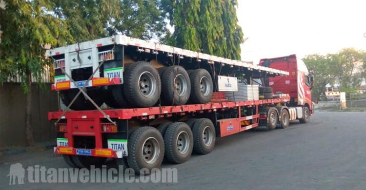 Tri Axle Trailer with Drop Side for Sale In Zimbabwe