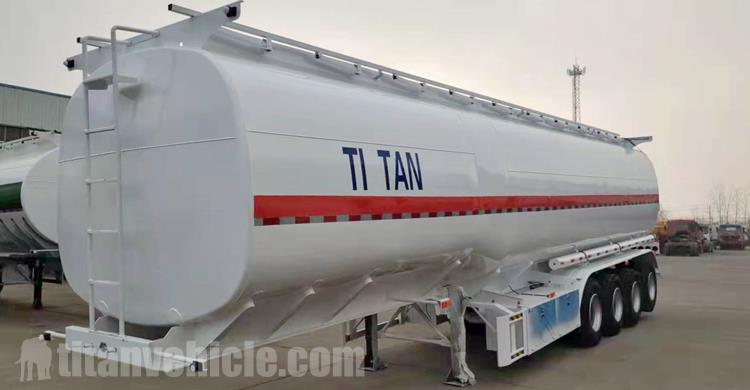 4 Axle 54000 Liters Oil Tanker Trailer with 6 Compartments for Sale In Qatar