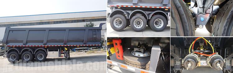 35 Cubic Semi Tipper Trailer for Sale In Cote d'Ivoire