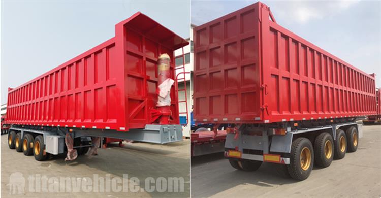 4 Axle 40CBM Tipper Trailer for Sale In Malawi