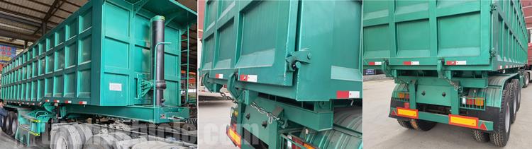 Tri Axle 40 Ton Tipper Trailer for Sale In Tanzania Dar es salaam