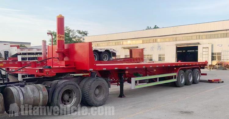 3 Axle 40Ft Flatbed Tipper Trailer for Sale In East Timor