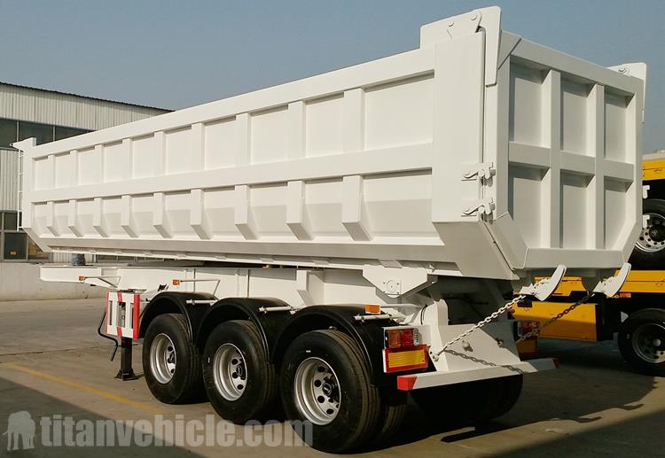 Tri Axle 33CBM Semi Tipper Trailer for Sale In Uganda