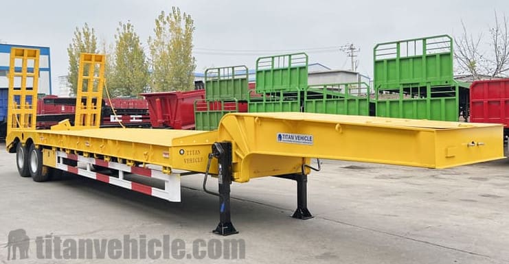 2 Axle 50 Tons Low Loader Trailer 