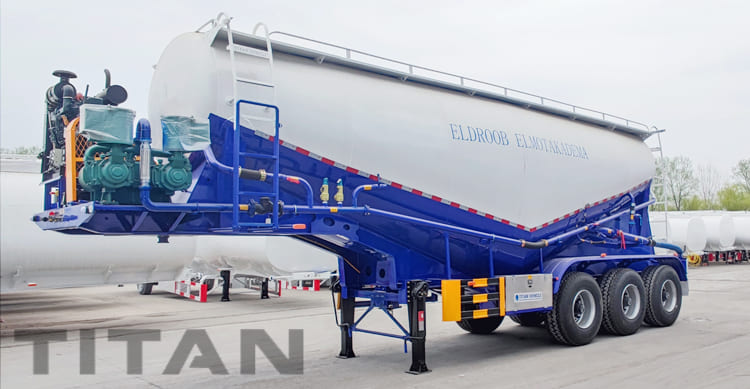 Tri Axle 45 CBM Cement Bulker Trailer for Sale in Kenya