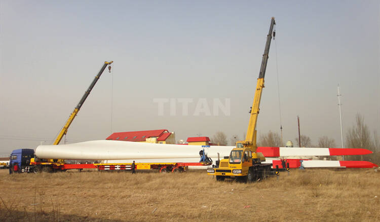 Extendable Windmill Blade Transport Trailer