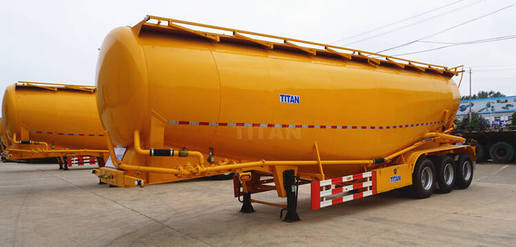 3 Axle 55cbm Bulk Cement Trailer