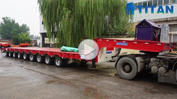 9 Axle Low Bed Semi Trailer