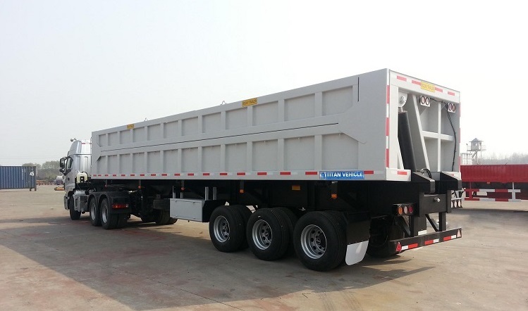 3 axle semi trailer