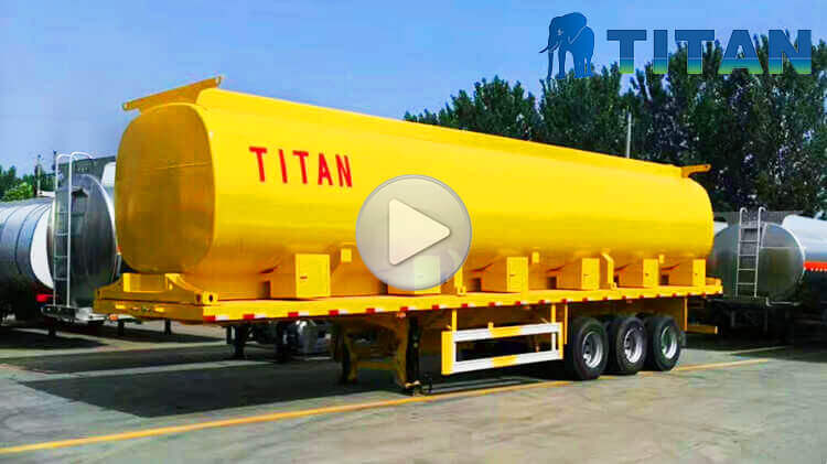 3 Axle 45000 Liters Diesel Tanker Trailer for Sale Suppliers