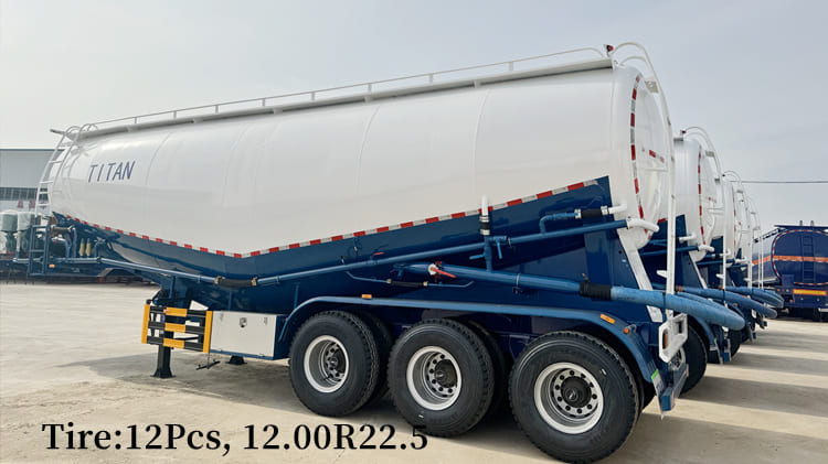 3 Axle Bulk Cement Trailer for Sale in Ethiopia 